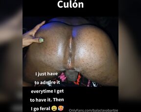 BalaclavaBarbie aka balaclavabarbie - 08-09-2024 OnlyFans Video - Weekend Clip  I go feral every time this phat   is in front of