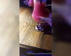 Samisita Trans aka samisita00 - 12-02-2022 OnlyFans Video - today i went to a bar and i was so horny i had to go to