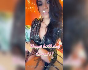 Ladyboy Mandy aka leidyboymandy - 04-23-2021 OnlyFans Video - Thanks for the birthday gifts