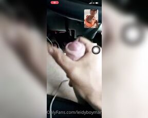 Ladyboy Mandy aka leidyboymandy - 08-03-2021 OnlyFans Video - This cute driver wanted a release so he video called me while I was on my