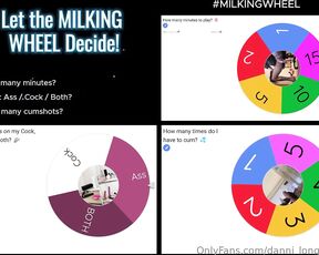 Danni_Longdong aka danni_longdong - 06-17-2024 OnlyFans Video - MILKING WHEEL _ let the wheel decide