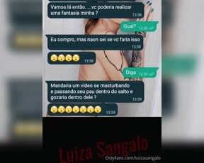 Luiza Sangalo aka luiizasangalo - 04-16-2024 OnlyFans Video - performing a followers fetish