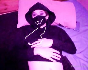 Femboy_Gaming aka Femboygaming OnlyFans - What do you guys think of me teasing Spaghettis nipples and dick Rubbing my hand on his tights and