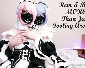 Femboy_Gaming aka Femboygaming OnlyFans - Here is the video you have been waiting for!! Rem & Ram MORE than just fooling around!! This 28min