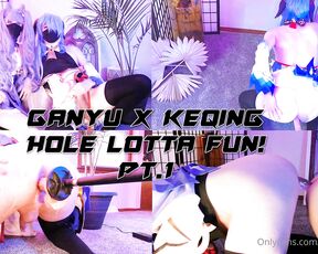 Femboy_Gaming aka Femboygaming OnlyFans - Hey Gamers! This video got too long so here the 15min is Part 1 of Ganyu x Keqing Hole Lotta Fun!