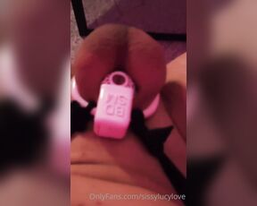 TS Sissylucylove aka sissylucylove - 06-22-2023 OnlyFans Video - I have decided to wear a plug everyday for at least one hour to train my