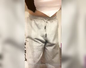 Felicity Fox aka thefelicityfox - 02-28-2022 OnlyFans Video - Grey sweatpants and no panties