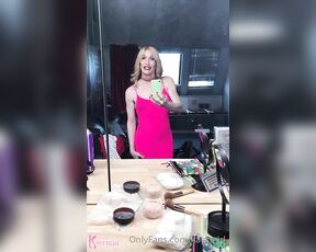 Kacy TGirl aka kacytgirl - 04-15-2021 OnlyFans Video - how did i fail to mention the pink, studded collar i was wearing in this videoDitzyBlonde,