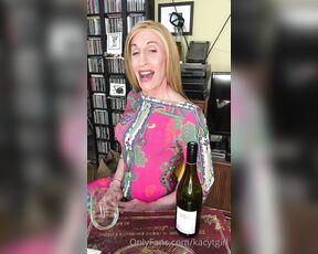 Kacy TGirl aka kacytgirl - 05-20-2021 OnlyFans Video - my newest Room Temperature White hotcast is an Introduction to New Zealand Wine amp tasting of