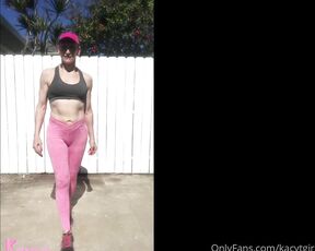 Kacy TGirl aka kacytgirl - 04-23-2021 OnlyFans Video - who remembers jazzercise videos from back in the day i couldnt resist a lil bit of