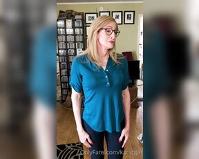 Kacy TGirl aka kacytgirl - 04-12-2023 OnlyFans Video - taped audition for eyeglass ad campaign amp they wanted different angles of me wearing my