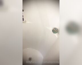 Nathalie Presley aka nathaliepresley - 09-24-2022 OnlyFans Video - Morning shower time