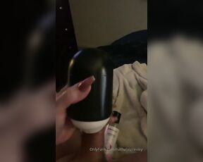 Nathalie Presley aka nathaliepresley - 08-30-2019 OnlyFans Video - Part 34 playing with a vibrating stroker til I cum