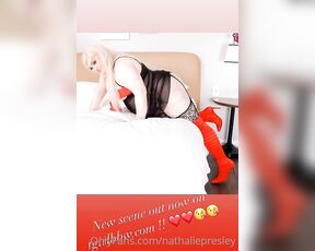 Nathalie Presley aka nathaliepresley - 08-06-2020 OnlyFans Video - n love with these photos from my new scene from OmarWax on tgirlbbw