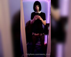 TS Eevie_chan aka eevie_chan - 08-12-2021 OnlyFans Video - Lil black dress