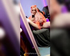 TS Eevie_chan aka eevie_chan - 08-15-2021 OnlyFans Video - Rainy night playtime