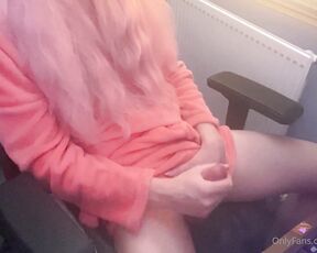 TS Eevie_chan aka eevie_chan - 08-31-2021 OnlyFans Video - Still waiting for a faithful servant to sit under my desk and pleasure me while I