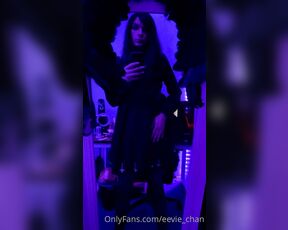 TS Eevie_chan aka eevie_chan - 08-06-2021 OnlyFans Video - Your goth gf has a surprise for you