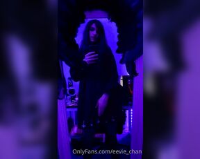 TS Eevie_chan aka eevie_chan - 08-06-2021 OnlyFans Video - Your goth gf has a surprise for you