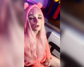 TS Eevie_chan aka eevie_chan - 08-15-2021 OnlyFans Video - Rainy night playtime