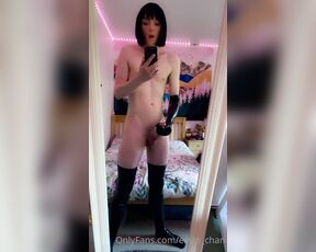 TS Eevie_chan aka eevie_chan - 06-08-2022 OnlyFans Video - What a mess