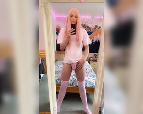 TS Eevie_chan aka eevie_chan - 05-14-2022 OnlyFans Video - Stroking and a bit of riding