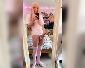 TS Eevie_chan aka eevie_chan - 05-14-2022 OnlyFans Video - Stroking and a bit of riding