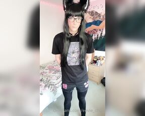 TS Eevie_chan aka eevie_chan - 07-01-2022 OnlyFans Video - Emo Evie back at it with the thick load