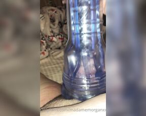 Madame Morgan aka madamemorganxxx - 11-20-2020 OnlyFans Video - Using my boyfriends fleshlight for the first time Feels so warm and wet just like fucking