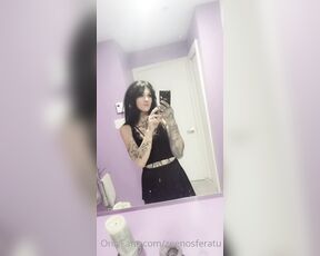 Amy Nosferatu aka zeenosferatu - 11-25-2022 OnlyFans Video - Up to no good  Omw to a bdsm play party