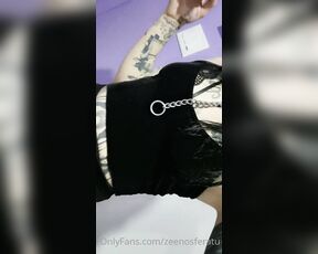 Amy Nosferatu aka zeenosferatu - 11-25-2022 OnlyFans Video - Up to no good  Omw to a bdsm play party