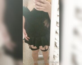 Lili Ryder aka liliryder - 01-23-2021 OnlyFans Video - Cumming in my black mini_skirt