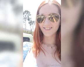 Rachael Belle aka rachaelbelle - 06-28-2022 OnlyFans Video - Being a little risky hehehehehe