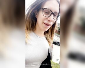 TS Shana aka t-girlshanaxxx - 05-01-2020 OnlyFans Video - Love a good stroll showing nips and getting toots