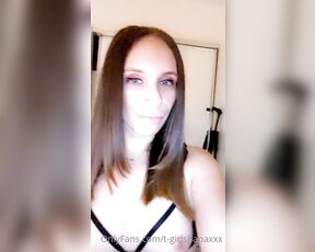 TS Shana aka t-girlshanaxxx - 06-10-2021 OnlyFans Video - Is this what I should put in my fat ass Goes in nicely