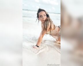 TS Slayer aka thexxxslayer - 12-11-2021 OnlyFans Video - brought sand to the beach  Cause my beach is better You can keep ya beach