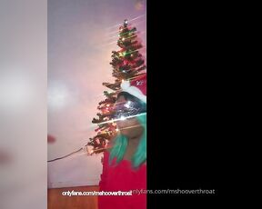 TS THROAT NYC aka mshooverthroat - 12-21-2019 OnlyFans Video - SUCKING BY THE XMAS TREE _ GULPING FAT WHITE COCK _ TWAS THE NIGHT OF BIG