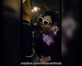 TS THROAT NYC aka mshooverthroat - 04-13-2019 OnlyFans Video - LATE NIGHT COCK SUCKING IN BROOKLYN PARK _ PARK CHRONICLES