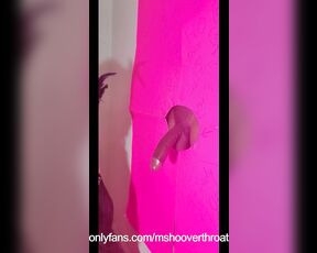 TS THROAT NYC aka mshooverthroat - 06-07-2019 OnlyFans Video - My First ever gloryhole, a 10 inch BBC came by for my heavenly throat