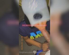 Creamy Londyn Dior aka creamylondyndior - 03-30-2021 OnlyFans Video - Outside being a lil thot sucking dick