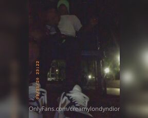 Creamy Londyn Dior aka creamylondyndior - 09-23-2020 OnlyFans Video - vlonedon and me outside being nasty