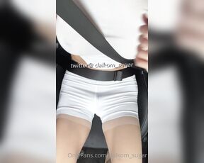 Dalkom_sugar aka dalkom_sugar - 08-17-2022 OnlyFans Video - 흰옷 타이즈 노브라 노팬티