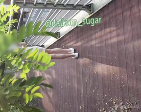 Dalkom_sugar aka dalkom_sugar - 10-24-2022 OnlyFans Video - 노브라 노팬티로 산에서