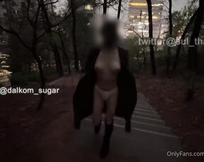 Dalkom_sugar aka dalkom_sugar - 04-09-2023 OnlyFans Video - 엘레베이터가 열리면