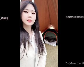 Dalkom_sugar aka dalkom_sugar - 01-07-2024 OnlyFans Video - 텐트에서