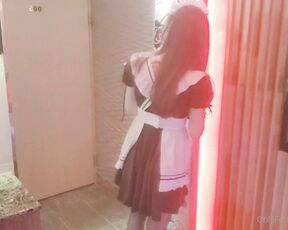 Wooseure aka cdwant2 - 09-12-2021 OnlyFans Video - 메이드복 입고 청소하는데 또다른 할일도 해야하는 우스레 Maid costume cosplay and sex