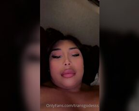 Alexis Latina tgirl aka transgodesss - 05-04-2022 OnlyFans Video - Tired of stroking my self alone , just came all over myself should I post the