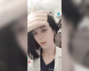 Autumn Rain aka awwtumdabottom - 12-16-2021 OnlyFans Video - Just a tease but, have some cute pharmacy girl moments