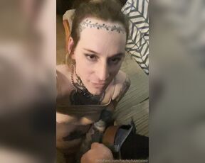 Ts Hayley Witch Hazel aka hayleyhazelxoxo - 10-18-2023 OnlyFans Video - Quickie Facial getting a face full of cum by some random dude