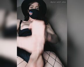 Your Witch Alba aka your_witch_alba - 04-11-2021 OnlyFans Video - Using two hands makes my wand look big, oh my  I know some of you